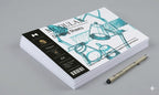 MODULER. Master Pack 90 Sheet Drawing Pad 120 GSM A4 Acid Free — For UCEED NID Architecture Design Entrance Practice